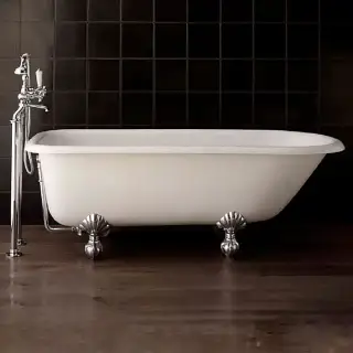 Devon&Devon Kensington Ванна чугунная отдельностоящая 154х78хh63,4 см, цвет: белый