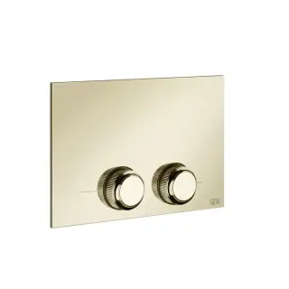 Gessi Venti20 Клавиша смыва для унитаза двойная, для инсталляций TECE, цвет: Brass PVD