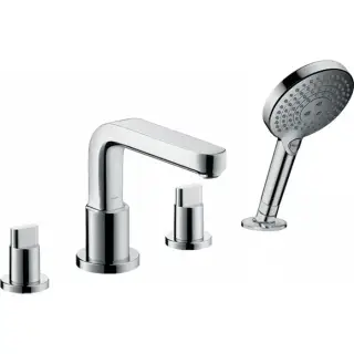 Hansgrohe Metris S Смеситель на край ванны, на 4 отв., цвет: хром