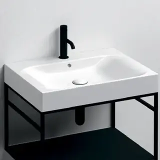 Kerasan Cento Раковина 50х45см, с 1 отв., с переливом, цвет: белый матовый