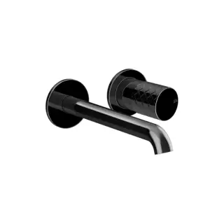 Gessi Habito Intreccio Смеситель для раковины, встраиваемый, излив: 18см., цвет: Black Metal PVD