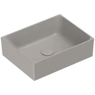 Catalano Premium Раковина 45x35см накладная, без отв., цвет: Tortora Satinato