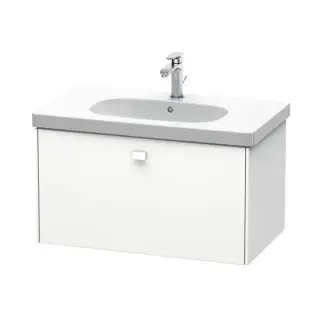 Duravit  Brioso Тумба подвесная 82х46.9х45.2см, с раковиной, с 1 выдвижным ящиком, цвет: белый матовый