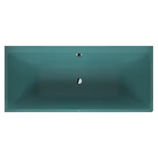 Duravit Vitrium Ванна встраиваемая 180x80см, Sx, с ножками, с2 наклонами для спины, прямоугольная, цвет: аквамарин матовый