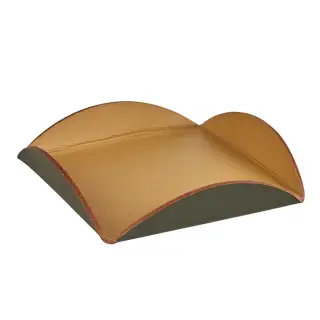 Colombo Adj Подставка для сервировки настольная, 20x20 см, цвет: горчичный/оливковый