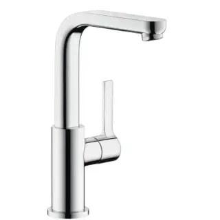 Hansgrohe Metris S Смеситель для раковины, однорычажный, поворотный излив 120*, цвет: хром