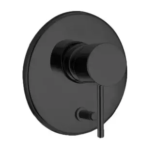 Fima Carlo Frattini Spillo Up F3039X2NS Однорычажный смеситель для ванны и душа, встраиваемый, на 2 источника, цвет: чёрный матовый