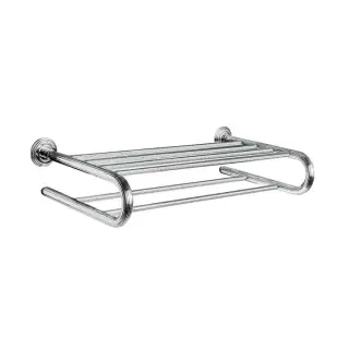 Colombo Hermitage Полотенцедержатель большой, 56х14см, цвет: хром