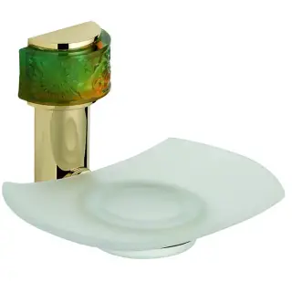 THG Island Мыльница стеклянная, подвесная, цвет: Soft gold