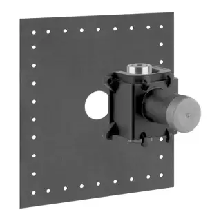 Gessi Eleganza Встраиваемый запорный вентиль для термостатического смесителя, подключение на 3/4”, цвет: хром