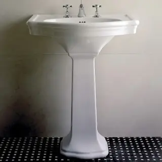 Devon&Devon New Etoile Раковина 70.5x52.5x22 см, 1 отв., на пьедестале, цвет: белый