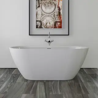 Knief Form XS Ванна отдельностоящая 155х75х60см., без слива-перелива, цвет: белый матовый