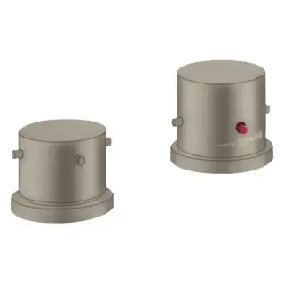 Axor Starck Смеситель на борт ванны, на 2 отв., термостатический, цвет: шлифованный никель