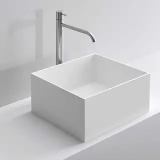 NOORTH milldue edition Раковина 45х38х19 см, без отв., накладная, цвет: белый