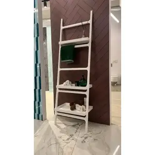 Knief Rails Лестница-вешалка с полками 60х36х180см, цвет: белый матовый