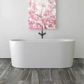 Knief Fresh XS Ванна отдельностоящая 155х80х60см.,слив щелевой, без слив-перелива, цвет: белый глянцевый