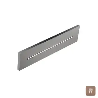 Almar Waterfall Wall Built-In Излив 35х8см., настенный, &quot;водопад&quot;, цвет: AISI 316 Stainless Steel
