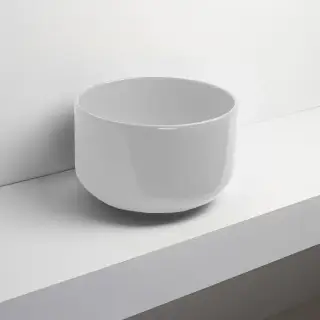 Simas Balloon Раковина накладная, 40xh25см., без отв., без перелива, цвет: белый