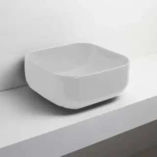 Simas Balloon Раковина накладная, 45x45хh20см., без отв., без перелива, цвет: белый