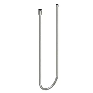 QuadroDesign Шланг для гигиенического душа, 100см., цвет: brushed stainless steel