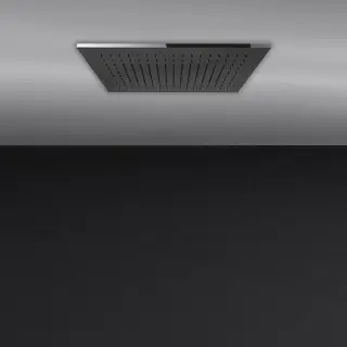Gessi Mimi Душевая система 35х35см., встраиваемая в потолок, с функцией тропический ливень/водопад/распыление, цвет: Mirror Steel