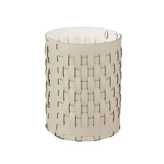 ADJ Корзина Bottega, D20xH25 см., цвет: панна котта/белый