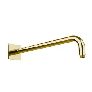 Almar Round Кронштейн из стены круглый, 35см, квадратный отражатель, цвет: золото PVD