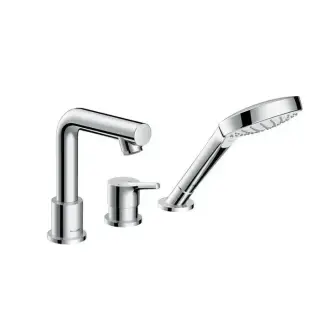 Hansgrohe Talis S, Смеситель на борт ванны, на 3 отверстия, Цвета: хром