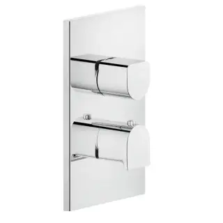 Gessi Rilievo Встраиваемый смеситель для душа, термостатический, на 1 источник, внешняя часть, цвет: хром