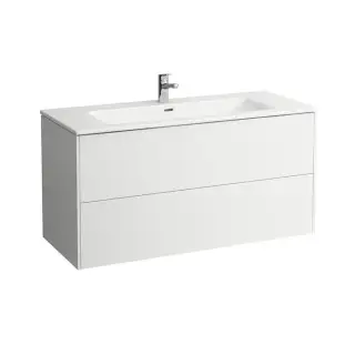 Laufen Pro S Комплект, раковина и база 120x50x61см, с 2 ящиками с мех. push-and-pull, цвет: белый матовый