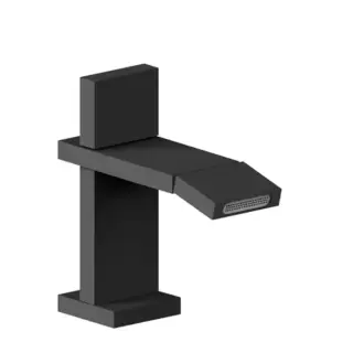 Fantini AK/25 Смеситель для биде, 1 отв., излив: 114 мм, цвет: Matt Gun Metal PVD