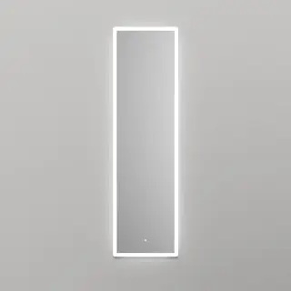 Salini Armonia Зеркало для ванны 45х158.5х2.5см., фоновая и фронтальная подсветка 3в1, сенсорный выключатель, крепления, без подогрева