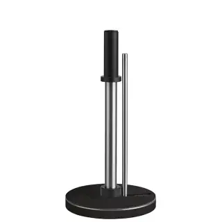 ADJ Держатель для кухонных рулонов, 16х35 см., цвет: черный/серый