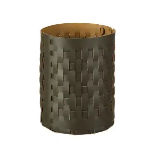 ADJ Корзина Bottega, D20xH25 см., цвет: оливковый/горчичный