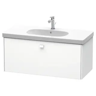 Duravit  Brioso Тумба подвесная 102х46.9х45.2см, с раковиной, с 1 выдвижным ящиком, цвет: белый матовый