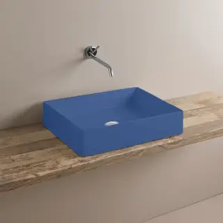 Artceram SCALINO Раковина 38х55 см, без отв., без слив-перелива, цвет: blu zaffiro
