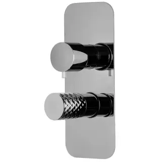 Fima Carlo Frattini Spillo Tech Смеситель для душа, встраиваемый, переключателем на 2/3 источника, цвет: хром