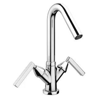 Nicolazzi Flag Смеситель для раковины, на 1 отв., с донным клапаном, цвет: хром