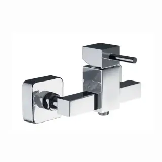 Nicolazzi Antelao Смеситель для душа на 2 отверстия, настенный, вывод снизу 1/2&quot;, цвет: хром