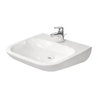 Duravit D-Code Раковина медицинский Med, без перелива, с 1 отв. под смес., 60х55см., цвет: белый