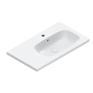 Catalano Alvea Раковина 80x46см чаша справа, с 1 отв., цвет: белый глянцевый