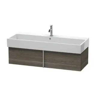 Duravit VA Тумба подвесная, 118.4x43.1х29.8см., с раковиной и 1 выдв. ящиком, цвет: сосона коричневая