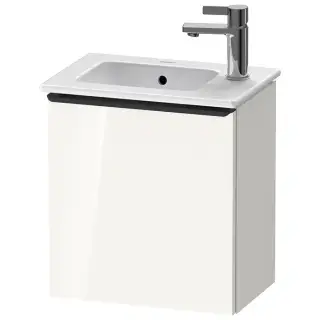 Duravit D-Neo Тумбочка подвесная 41x44x27.4см., раковина, 1 дверка, цвет: белый высокоглянцевый
