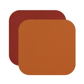 Colombo Adj Квадратный костер, 12x12 см, цвет: коньяк/бордо