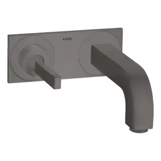 Axor Citterio Смеситель для раковины 160, встраиваемый, излив: 16см., цвет: шлифованный черный хром