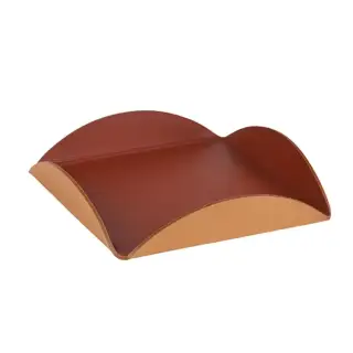 Colombo Adj Подставка для сервировки настольная, 30x30 см, цвет: бордо/коньяк