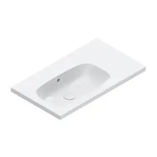 Catalano Alvea Раковина 80x46см чаша слева, без отв., цвет: белый глянцевый