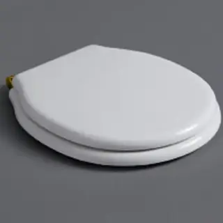 SIMAS Londra Сиденье для подвесного унитаза, цвет: белый/золото