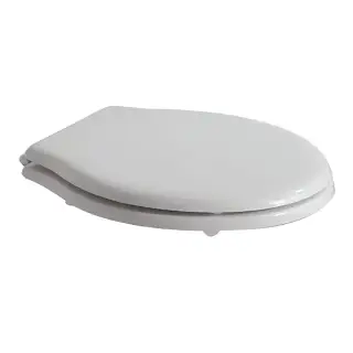 Globo Paestum Сиденье для унитаза, полиэстр, цвет: белый/хром