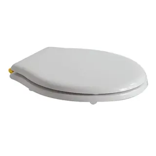 Globo Paestum Сиденье для унитаза, микролифт, цвет: белый/золото